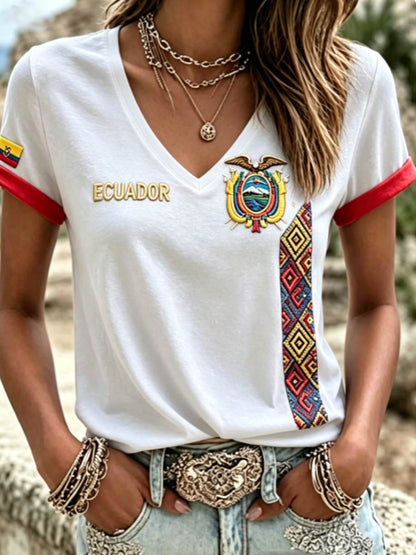 Women's short-sleeved T-shirt