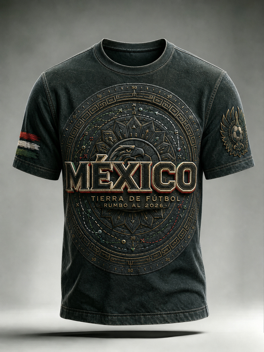 Men's Mexican Football Short Sleeves T-Shirt