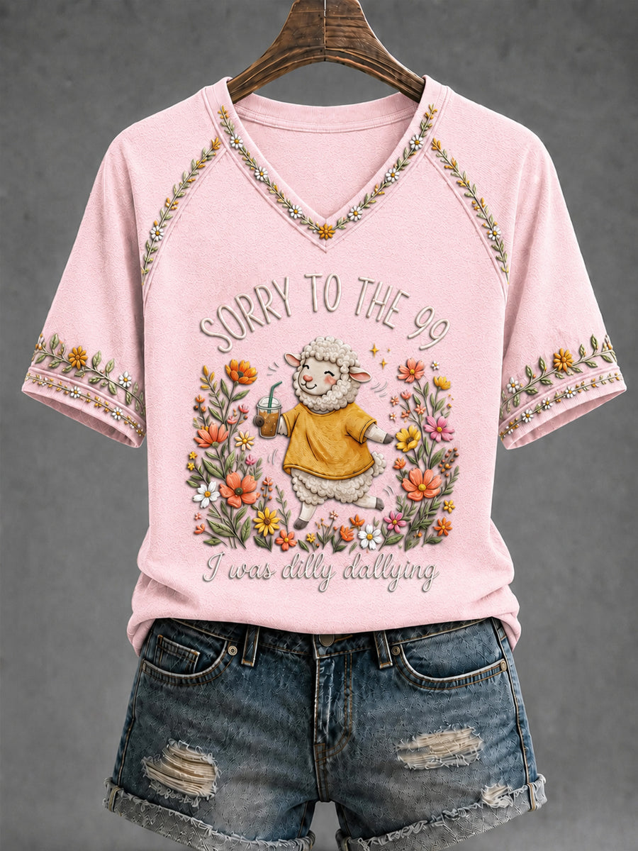 Frauen lustig Christian Ich war Dilly Dilly Kurzarm T-Shirt