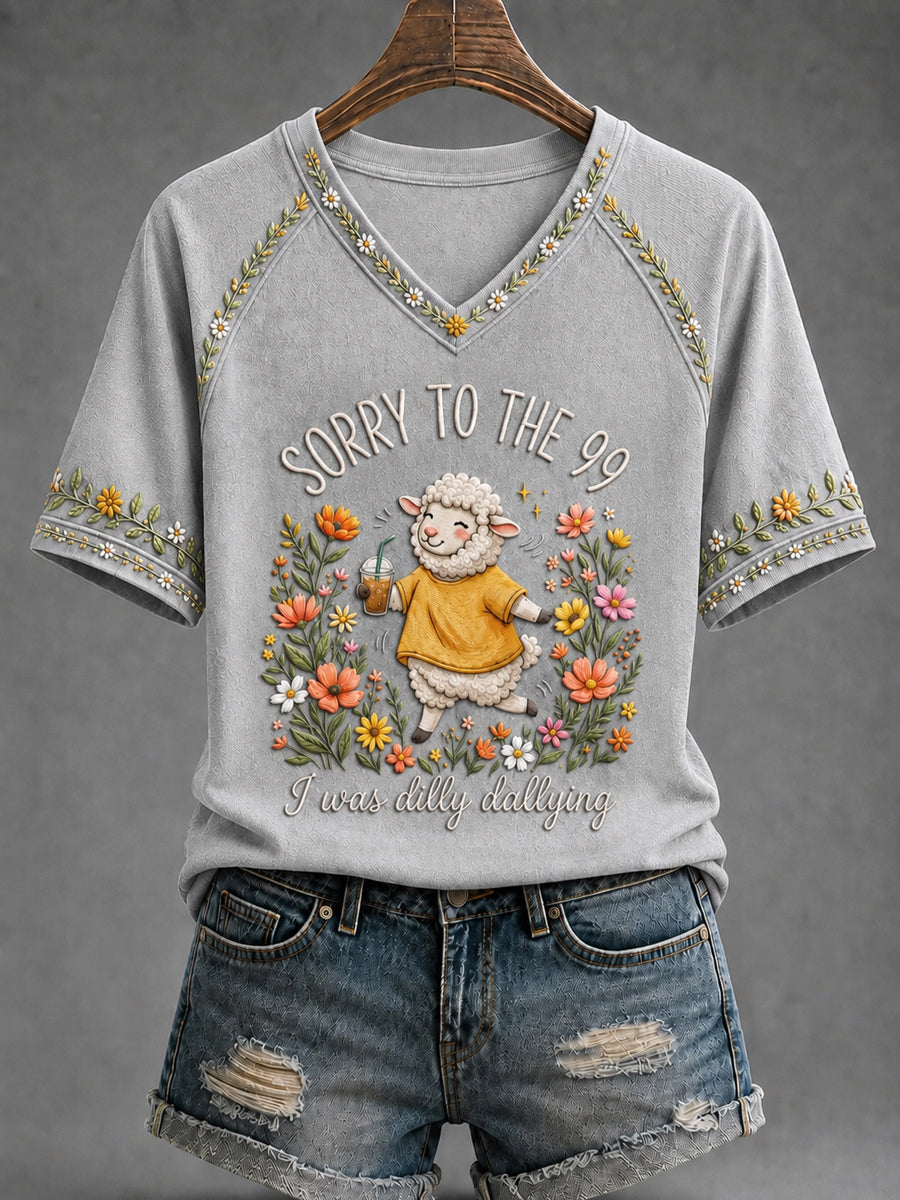 Frauen lustig Christian Ich war Dilly Dilly Kurzarm T-Shirt