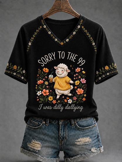 Frauen lustig Christian Ich war Dilly Dilly Kurzarm T-Shirt