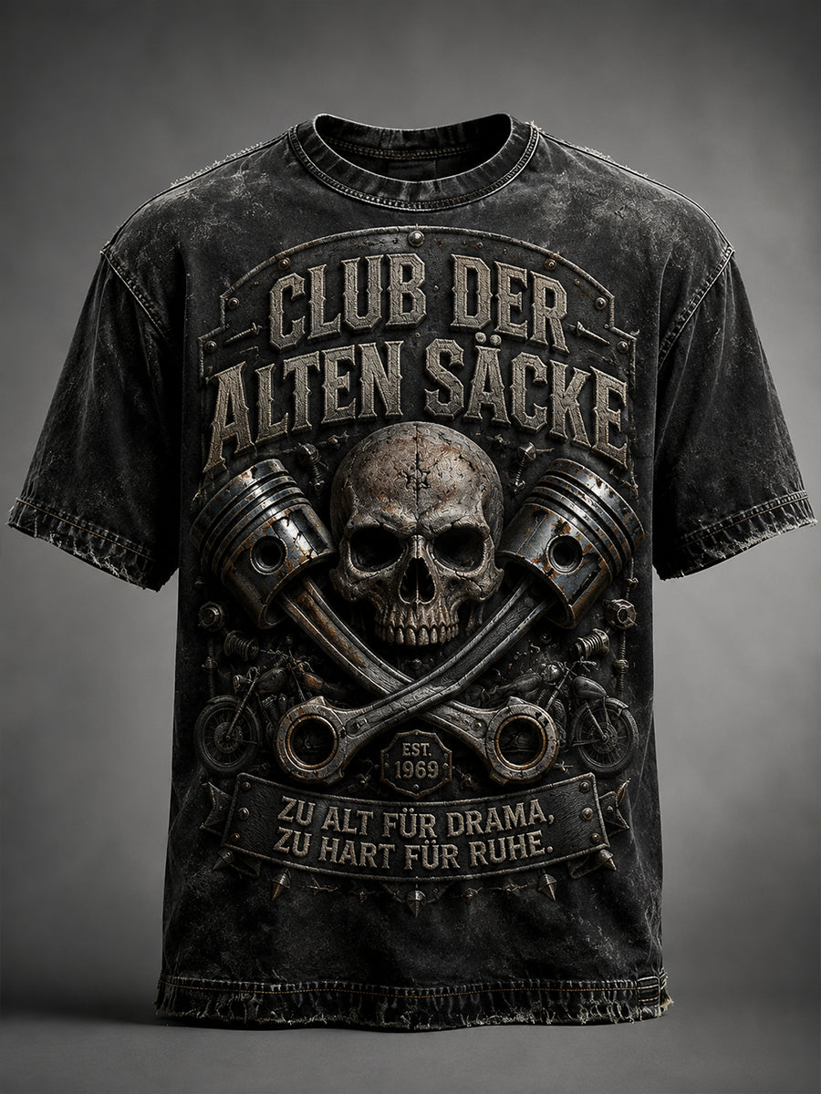 Lustiges Freizeit-T-Shirt für Herren mit Slogan-Print