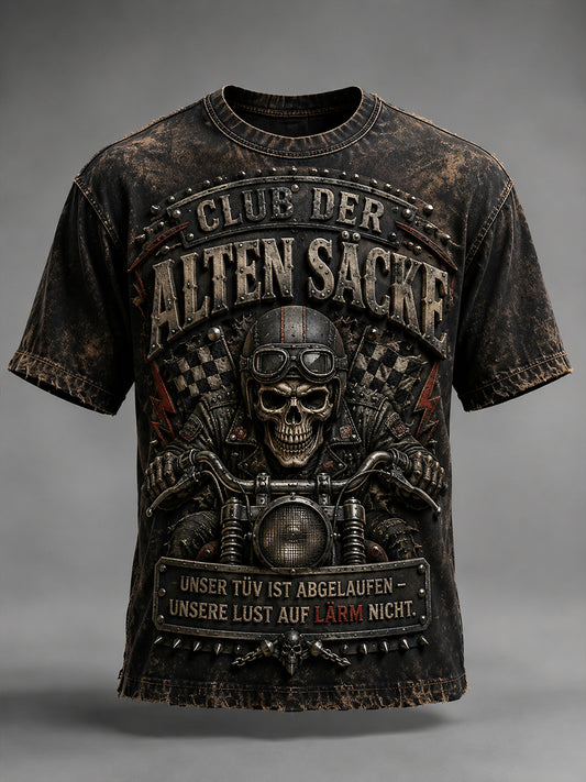 Lustiges Freizeit-T-Shirt für Herren mit Slogan-Print