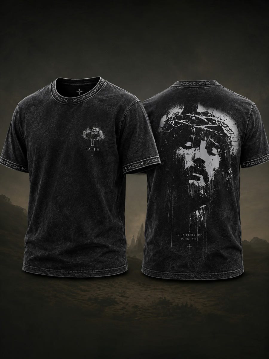 T-Shirt mit kurzen Ärmeln für Männer Glaube