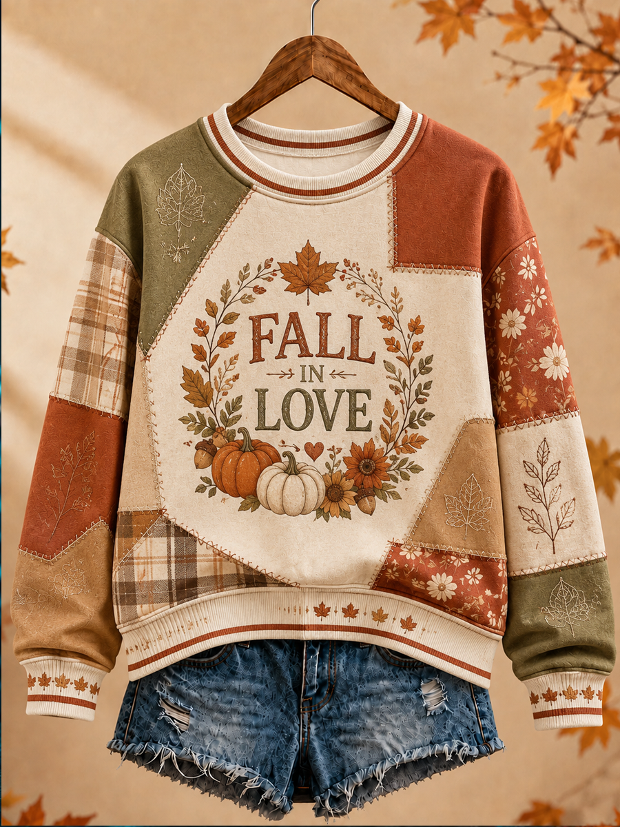 Damen-Herbstpullover in meinem Lieblingsfarbe, reguläre Passform