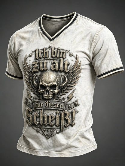 Herren-Ich bin zu alt für diesen Scheiß-Witz-T-Shirt