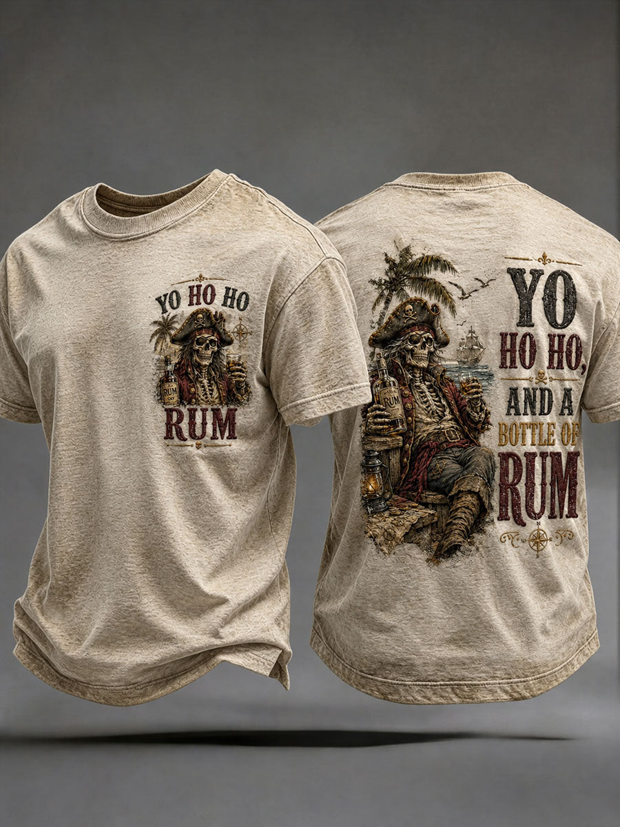 Herren-T-Shirts 'Yo Ho Ho und eine Flasche Rum'