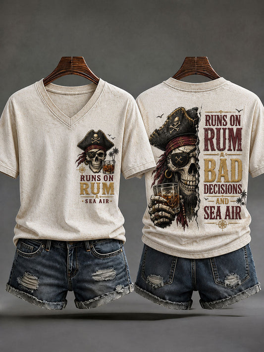 Frauen-T-Shirts mit Rum, schlechten Entscheidungen und See-Luft