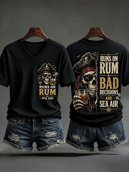 Frauen-T-Shirts mit Rum, schlechten Entscheidungen und See-Luft