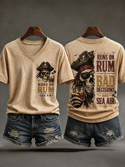 Frauen-T-Shirts mit Rum, schlechten Entscheidungen und See-Luft