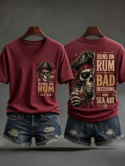 Frauen-T-Shirts mit Rum, schlechten Entscheidungen und See-Luft