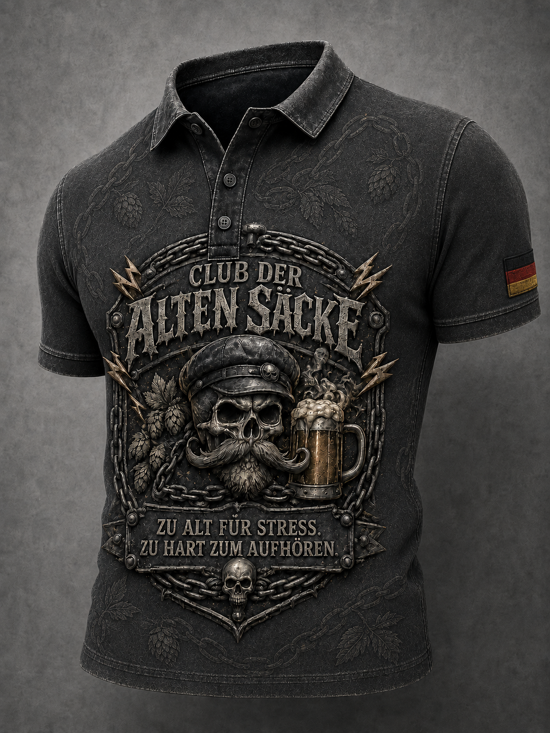 Men's Humorous Slogan Short Sleeve Shirt