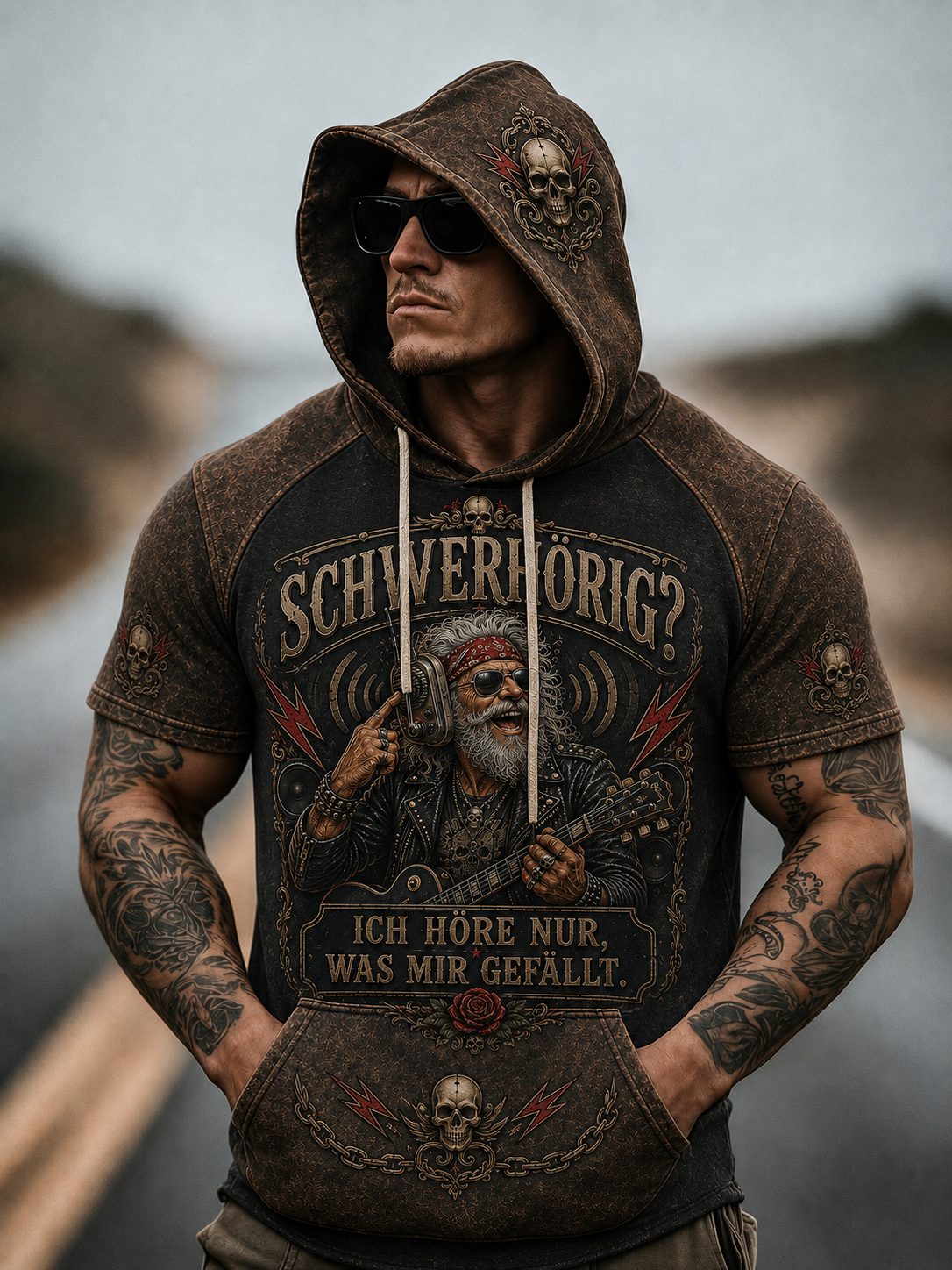 Lässiges Top im Vintage-Stil mit humorvollem Spruch