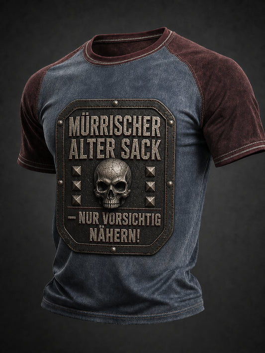Männerwarnung: mürrischer alter Sack – nur vorsichtig nähergehen! T-Shirt