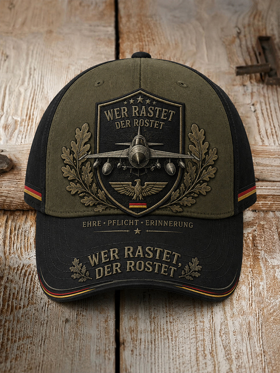 Herren-Kappe mit Grafikmotiv zum Veteranengedenken
