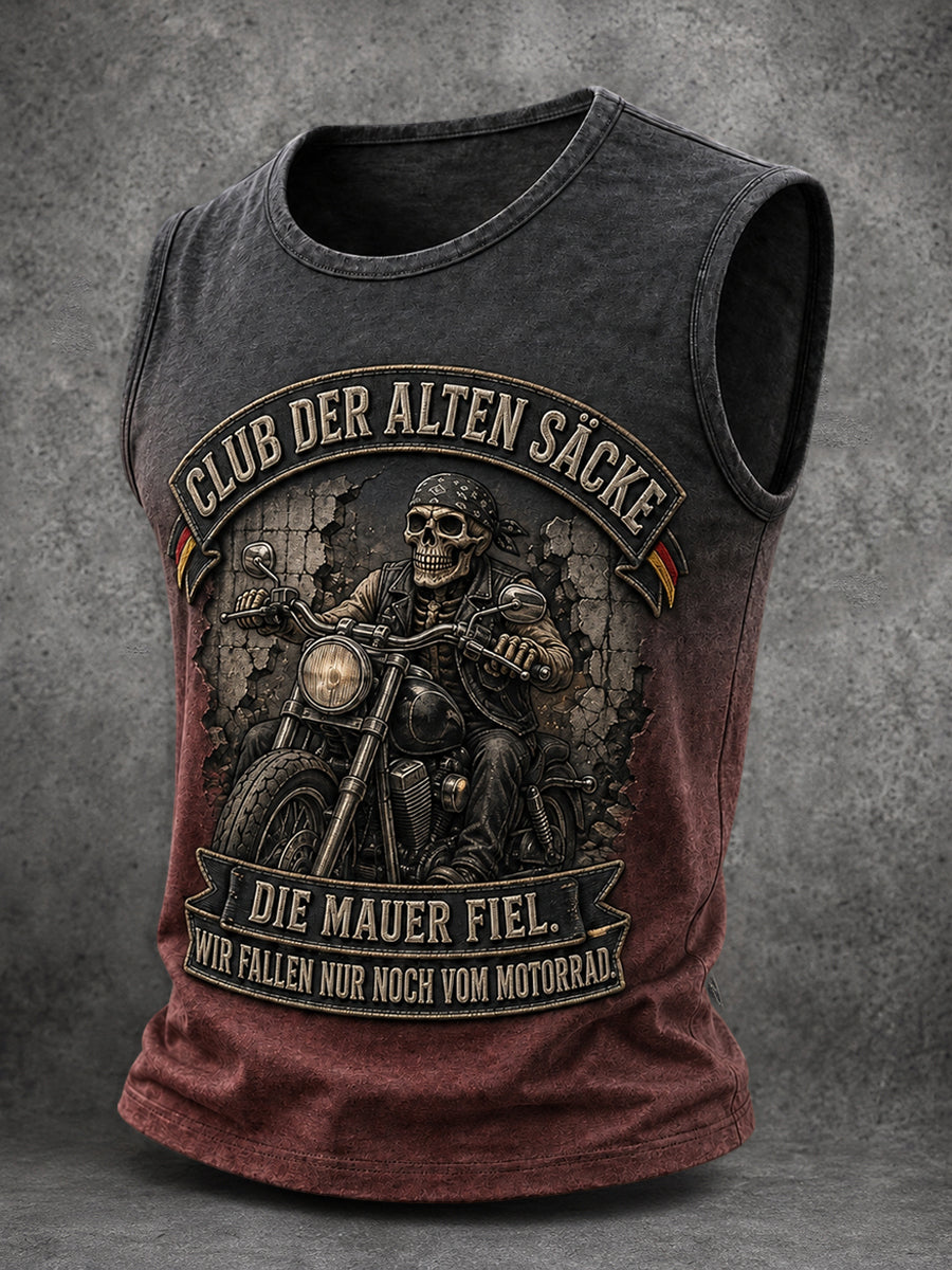 Herren-Tag der Deutschen Einheit-Latzoberteil mit witzigem Spruch-Print