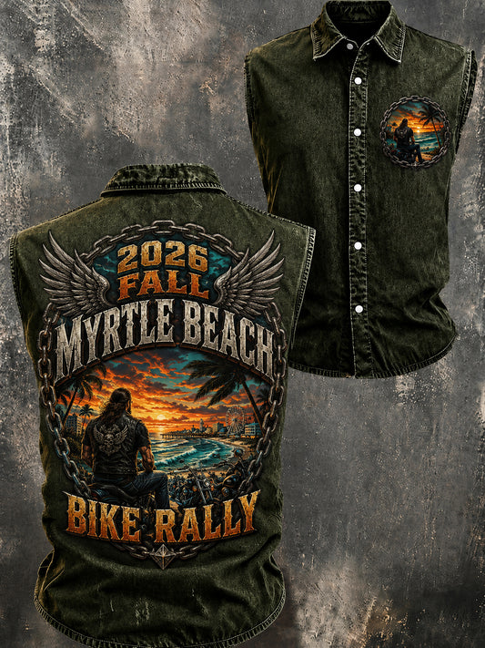 Herren-Druckweste zum Myrtle Beach Bike Rallye