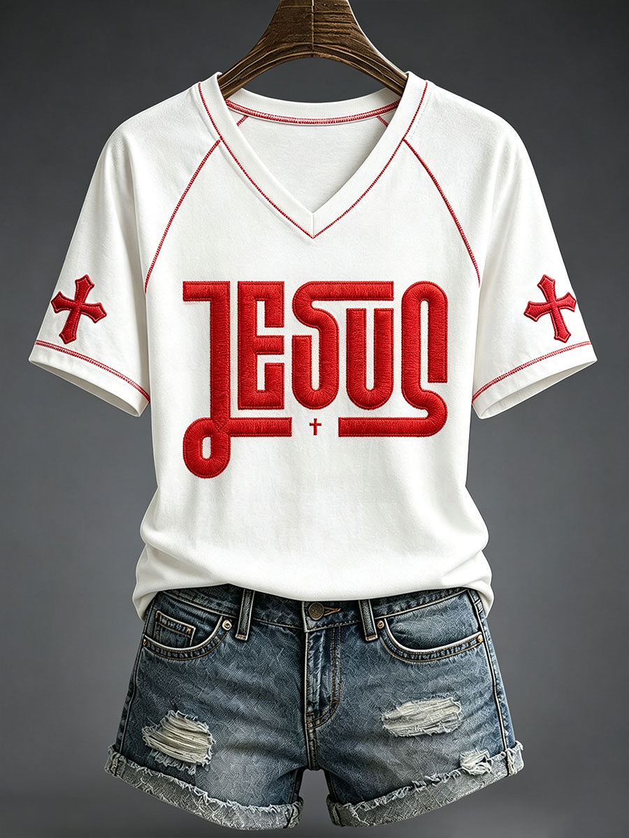 Frauen Jesus T-Shirt