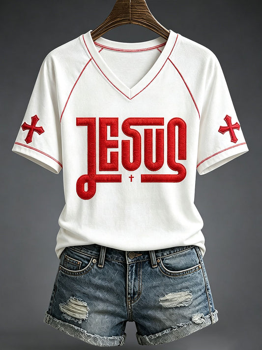 Frauen Jesus T-Shirt