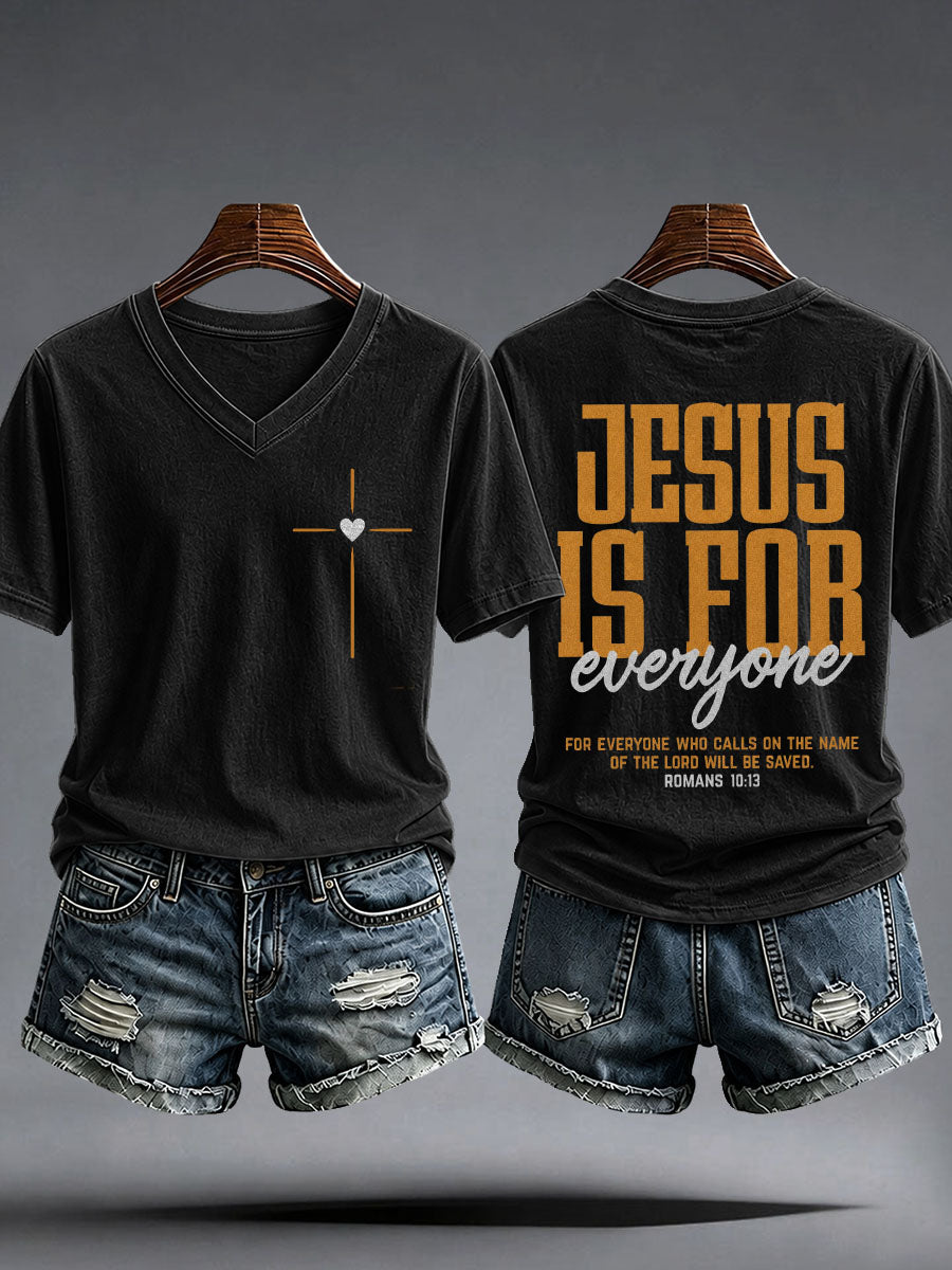 Frauen Jesus ist für alle T-Shirt