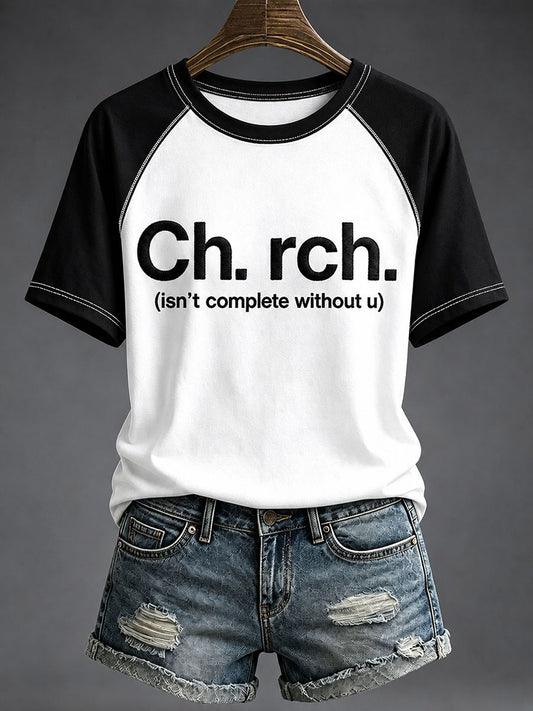 Damen Ch Rch ist ohne U-T-Shirt nicht komplett