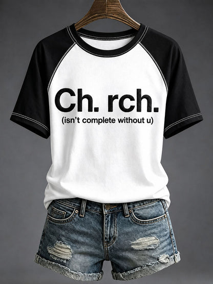Damen Ch Rch ist ohne U-T-Shirt nicht komplett