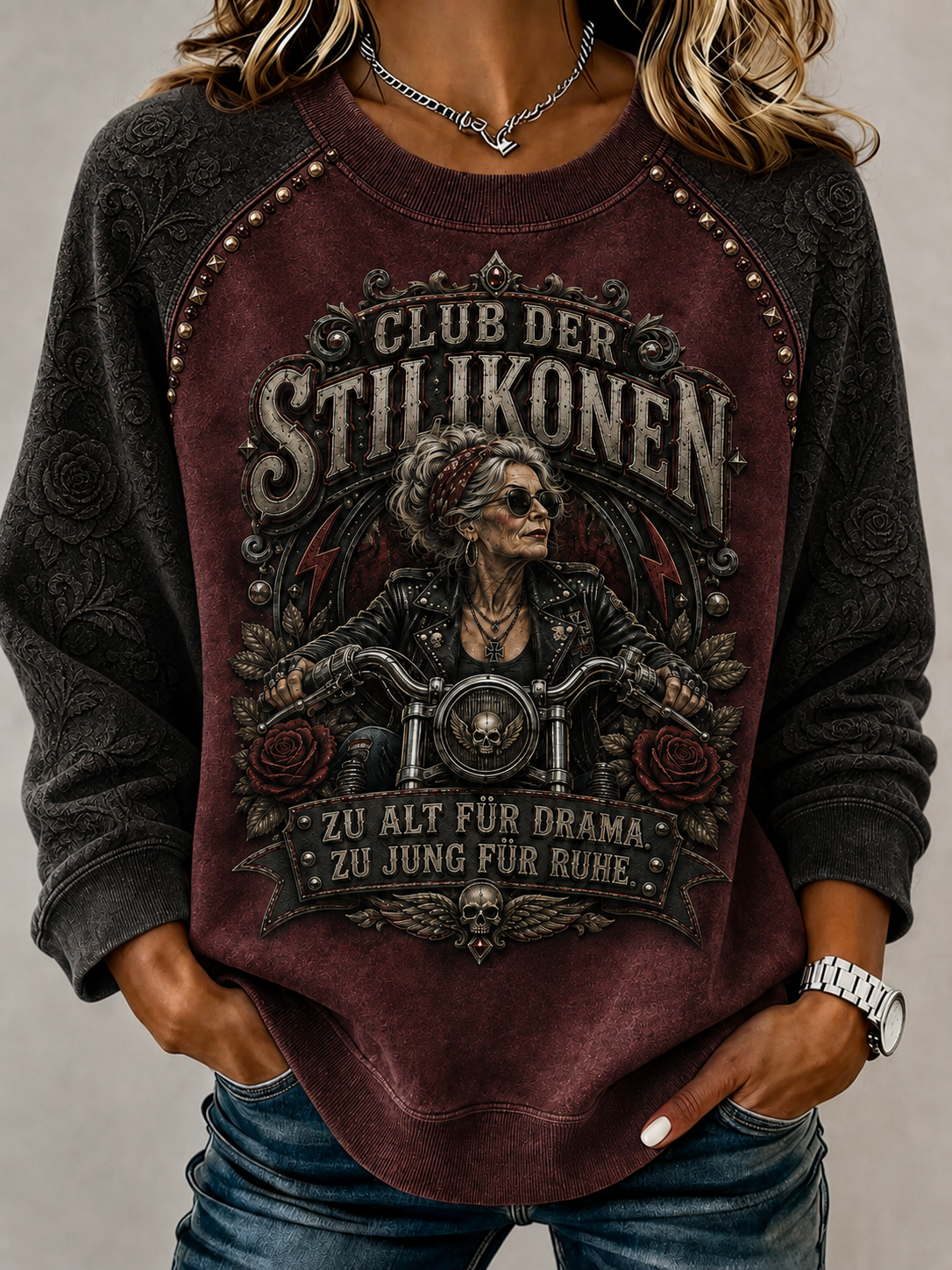 Frauen-T-Shirt mit humorvollem Spruch