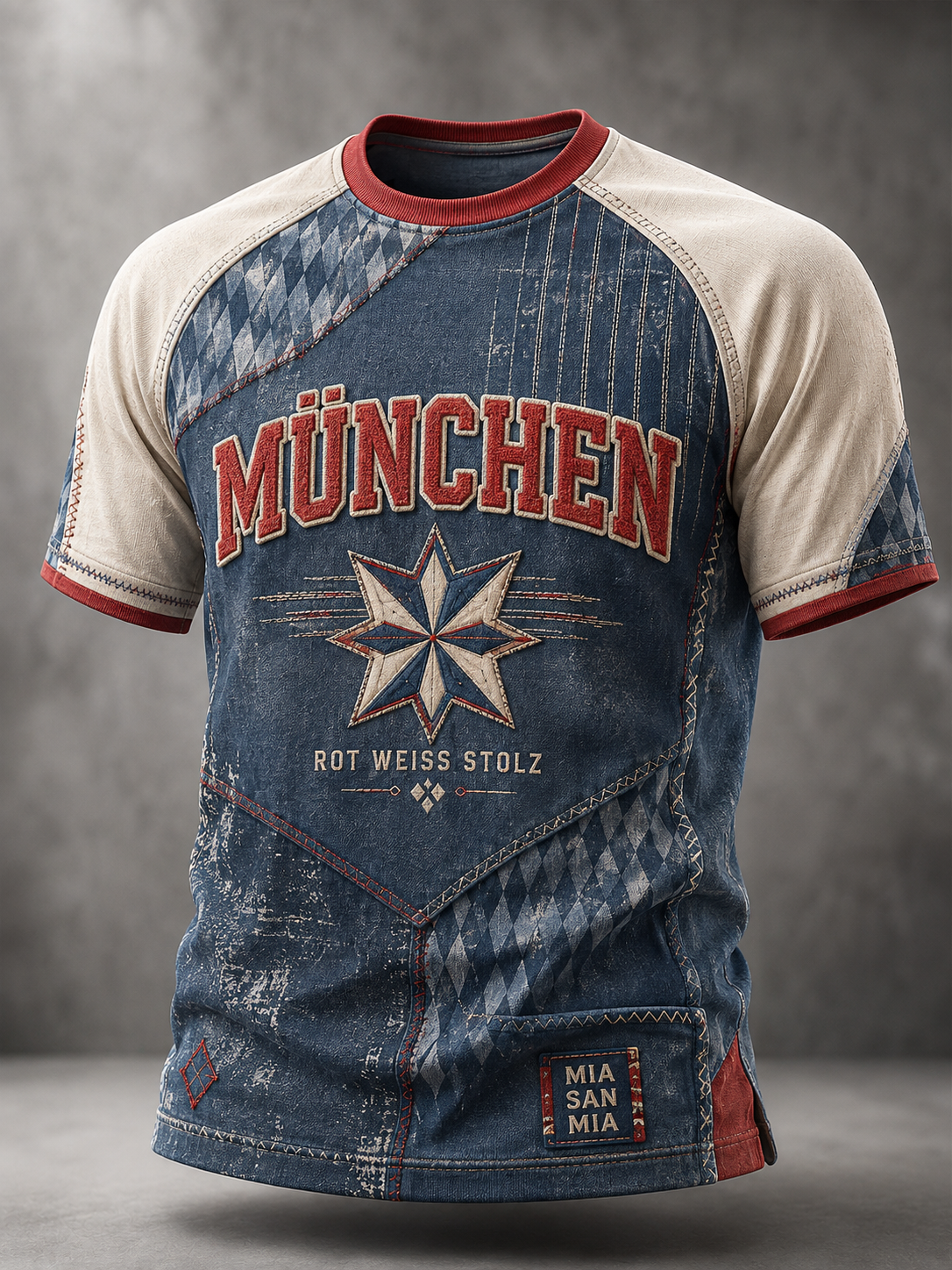 Herren-T-Shirt von Bayern München mit kurzen Ärmeln
