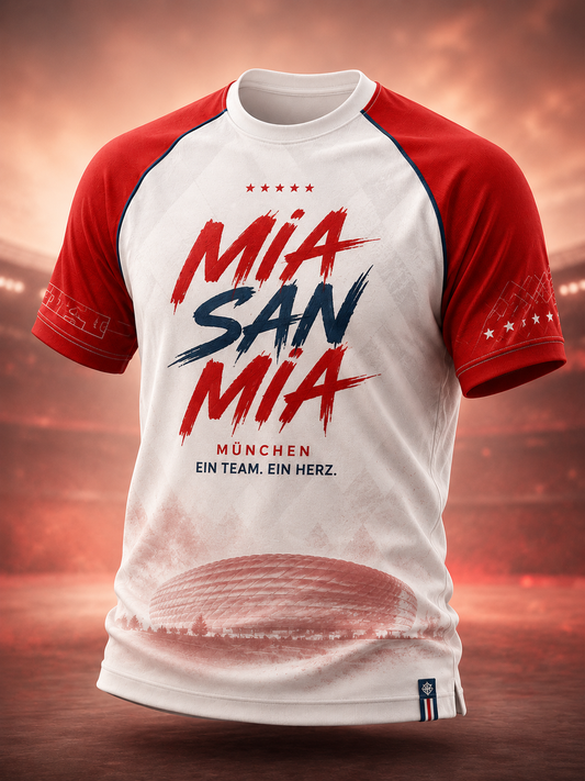 Herren-T-Shirt von Bayern München mit kurzen Ärmeln