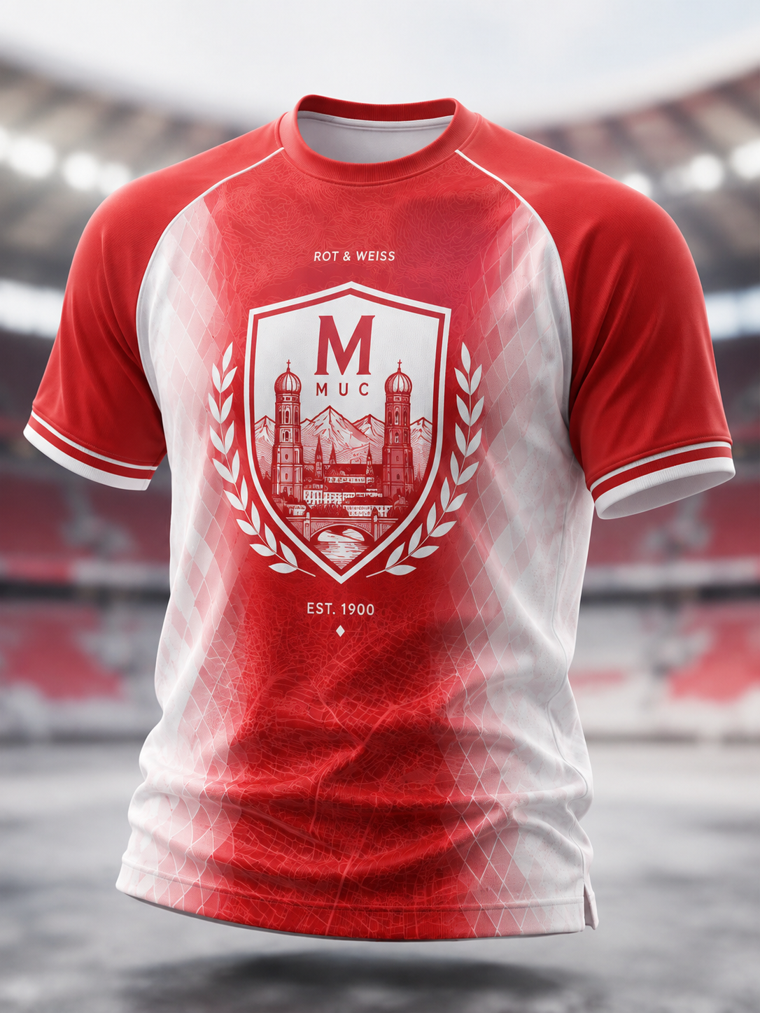 Herren-T-Shirt von Bayern München mit kurzen Ärmeln