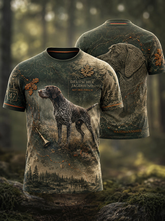 Herren-T-Shirt mit Kurzarm zur deutschen Jagdsaison