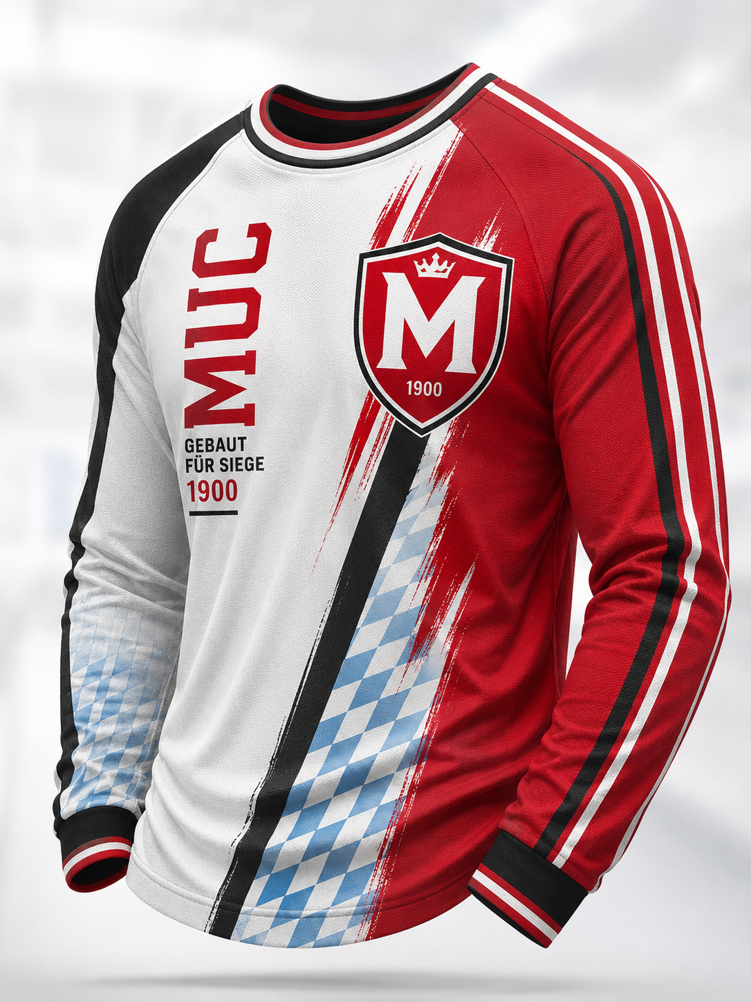 Herren-T-Shirt von Bayern München mit langen Ärmeln