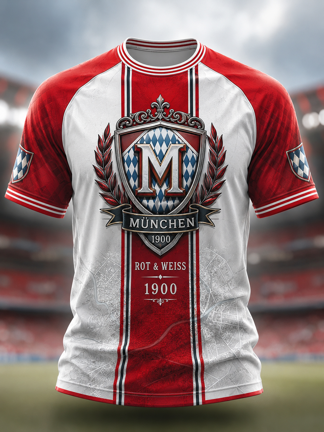 Herren-T-Shirt von Bayern München mit kurzen Ärmeln