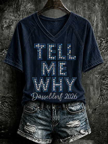 Damen-T-Shirt im Retro-Stil der 90er-Jahre, inspiriert von Musik