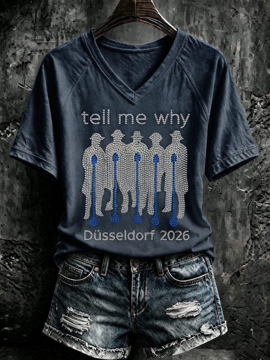 Damen-T-Shirt im Retro-Stil der 90er-Jahre, inspiriert von Musik