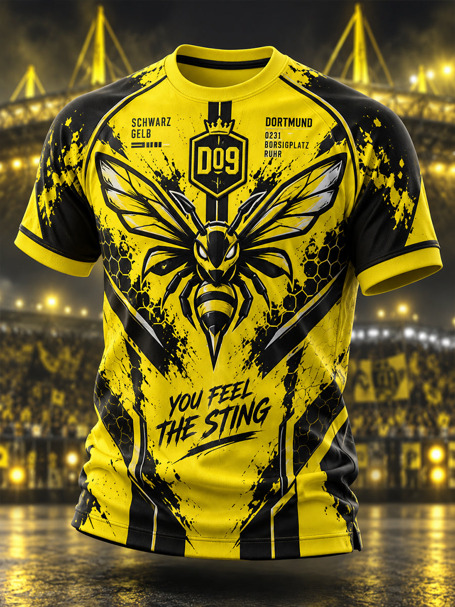 Herren-T-Shirt Dortmund mit kurzen Ärmeln