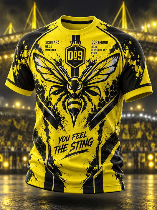 Herren-T-Shirt Dortmund mit kurzen Ärmeln