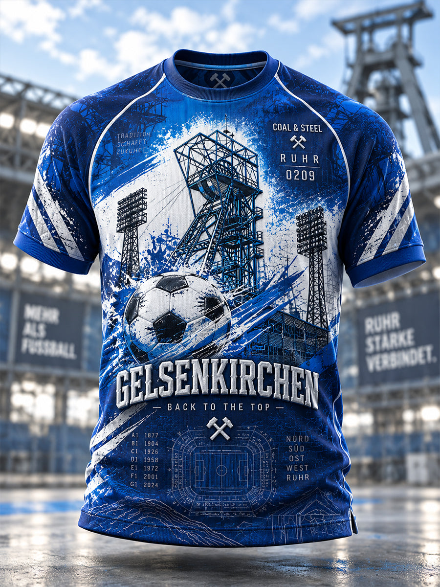 Männer Schalke Kurzarm T-Shirt