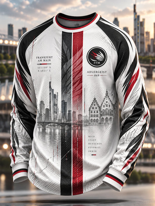 Herren-Eintracht-Frankfurt-Waffel-Longsleeve-T-Shirt