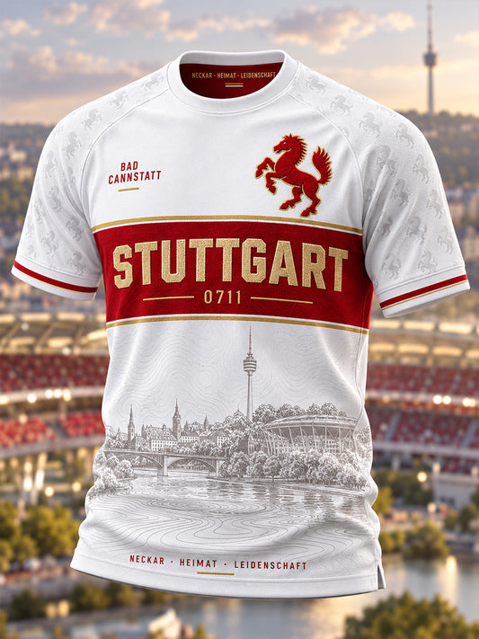 Herren-T-Shirt mit kurzen Ärmeln