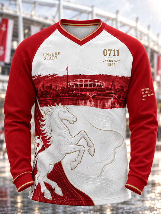 Herren-Langarm-T-Shirt