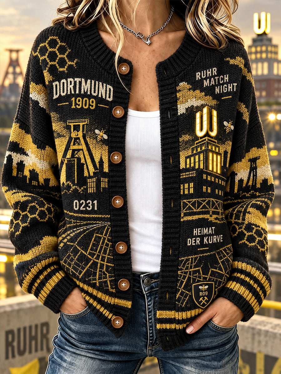 Damen-Strickjacke im Dortmunder Stil