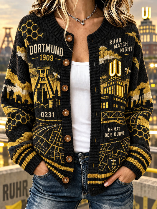 Damen-Strickjacke im Dortmunder Stil