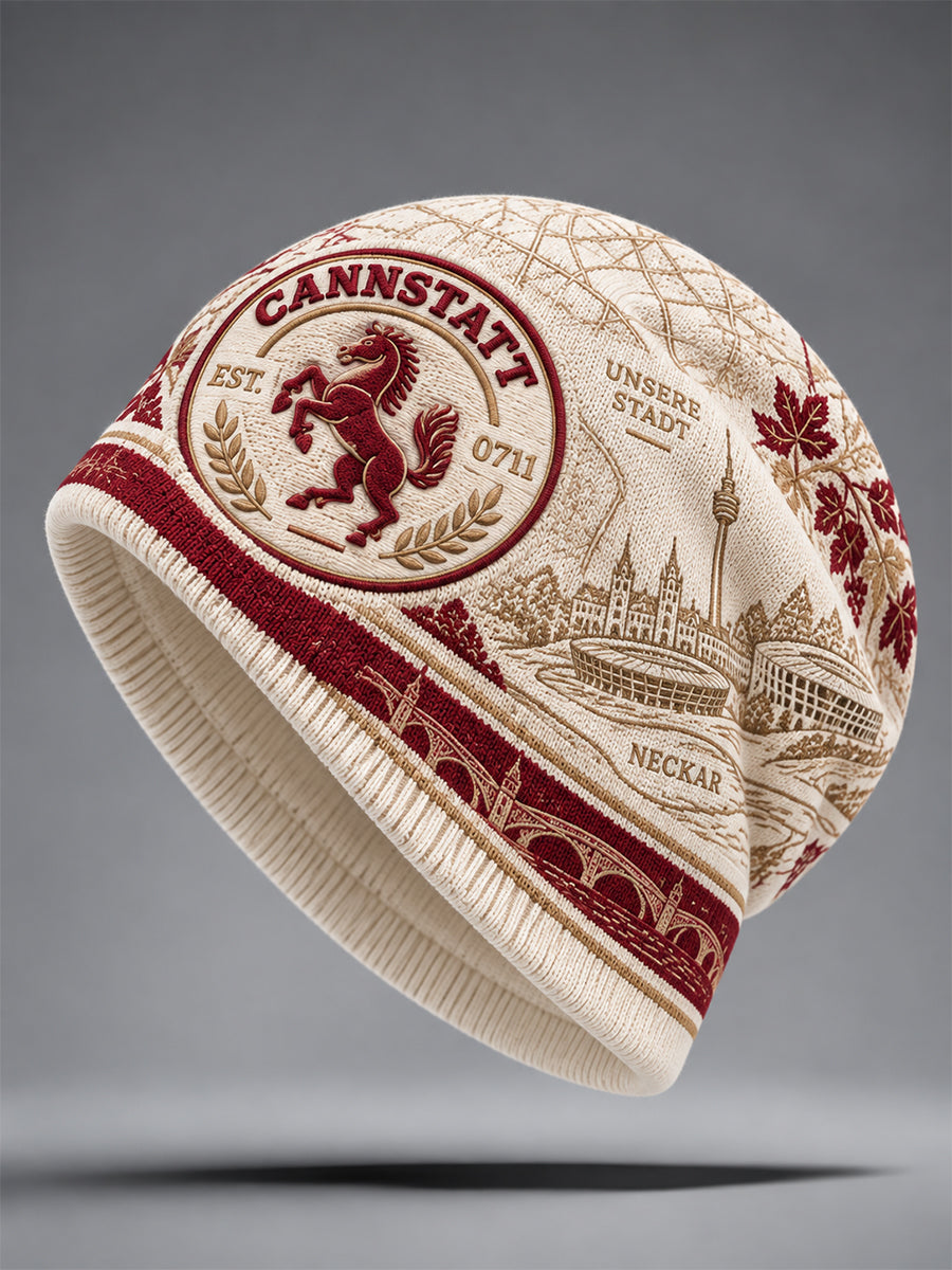 Vintage warme/kalte Strickmütze