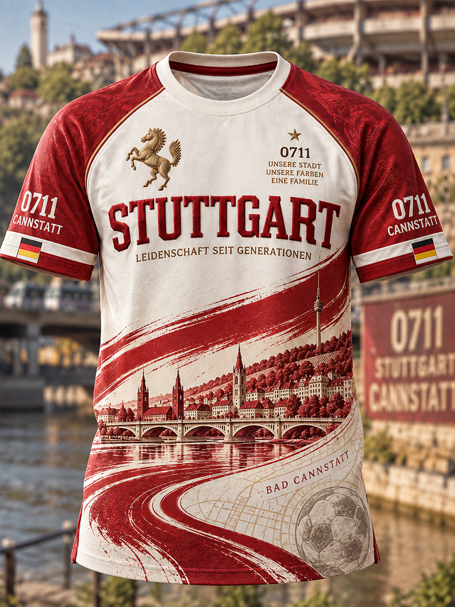 Herren-T-Shirt mit kurzen Ärmeln