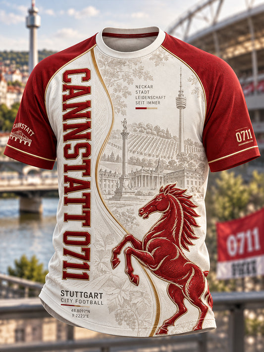 Herren-T-Shirt mit kurzen Ärmeln