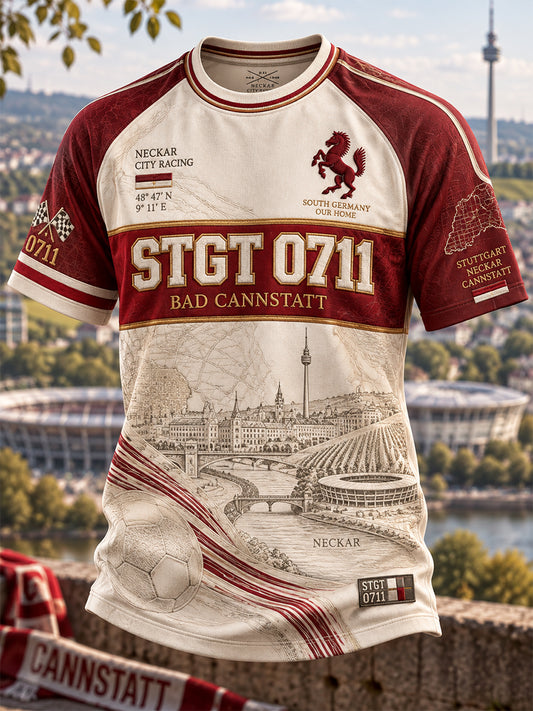 Herren-T-Shirt mit kurzen Ärmeln