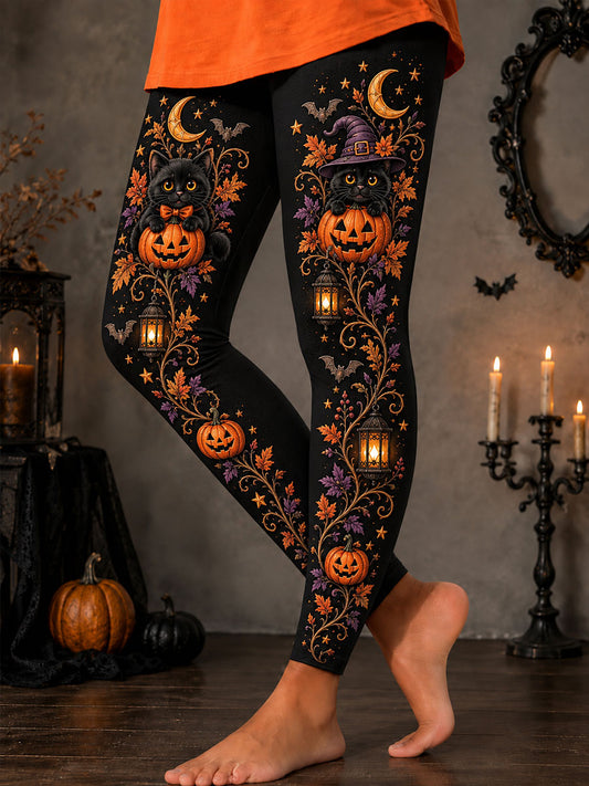Damen-Halloween-Katzen-Design-Unterteile