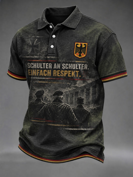 Herren-Deutschland-Volkstrauertag-T-Shirt mit Aufdruck
