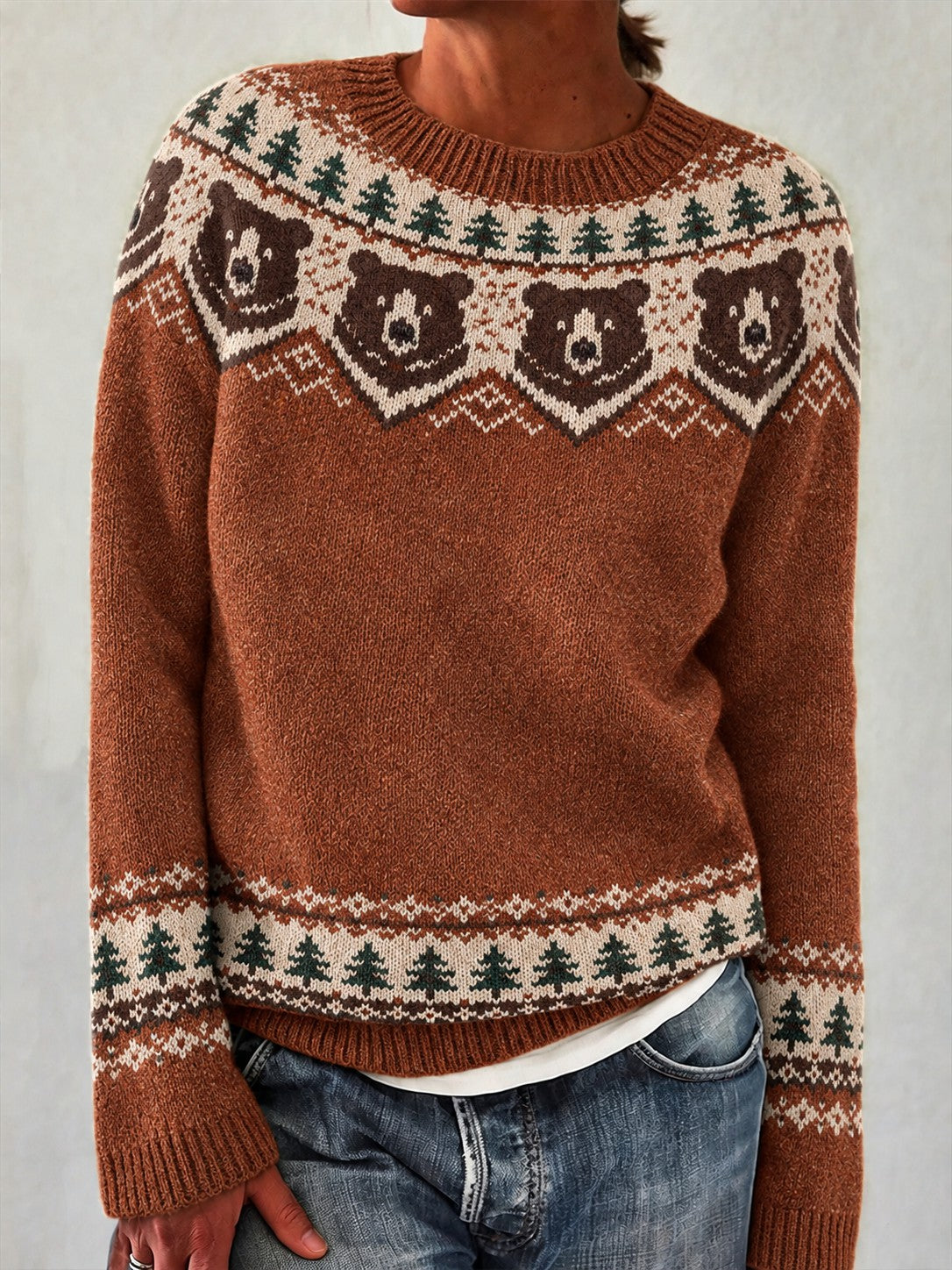 Kuscheliger Strickpullover für Damen